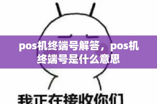 pos机终端号解答，pos机终端号是什么意思