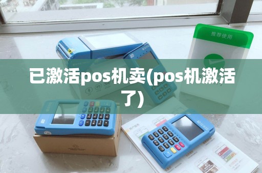 已激活pos机卖(pos机激活了)