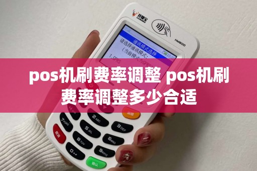 pos机刷费率调整 pos机刷费率调整多少合适