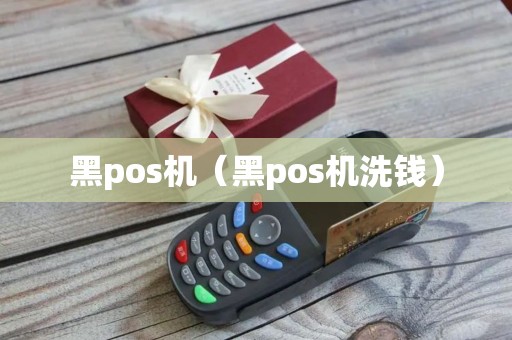 黑pos机（黑pos机洗钱）