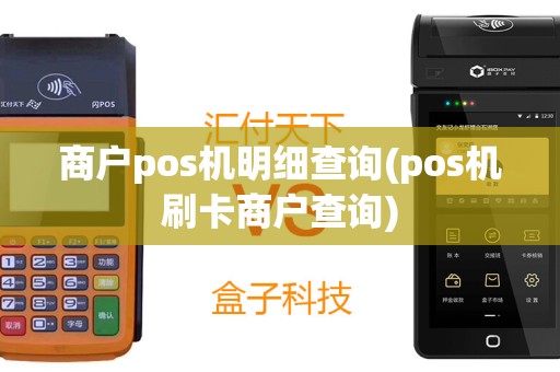 商户pos机明细查询(pos机刷卡商户查询)