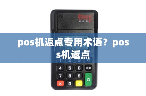 pos机返点专用术语？poss机返点