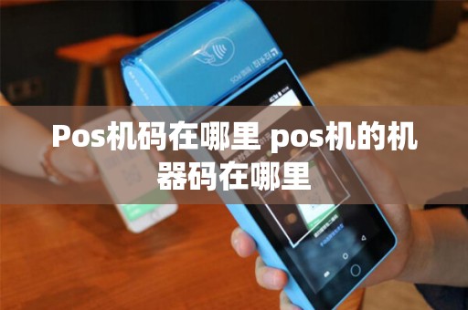 Pos机码在哪里 pos机的机器码在哪里