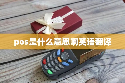 pos是什么意思啊英语翻译