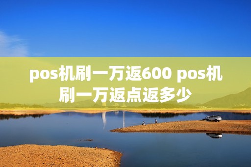 pos机刷一万返600 pos机刷一万返点返多少