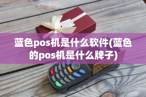 蓝色pos机是什么软件(蓝色的pos机是什么牌子)