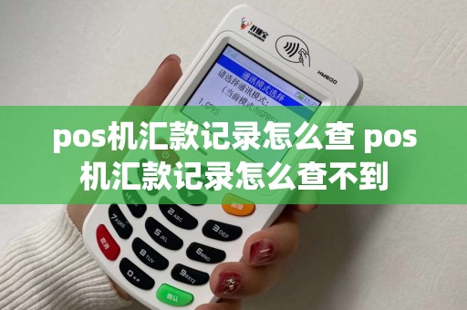 pos机汇款记录怎么查 pos机汇款记录怎么查不到