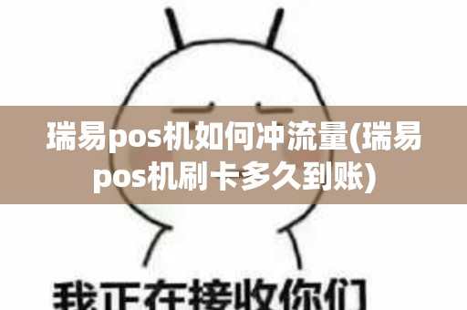 瑞易pos机如何冲流量(瑞易pos机刷卡多久到账)