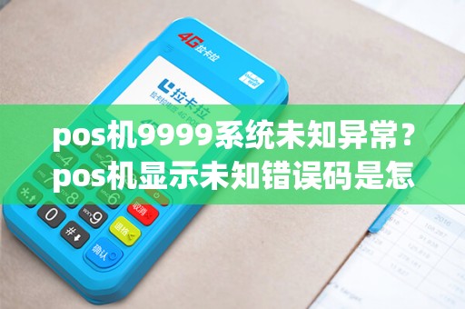 pos机9999系统未知异常？pos机显示未知错误码是怎么回事
