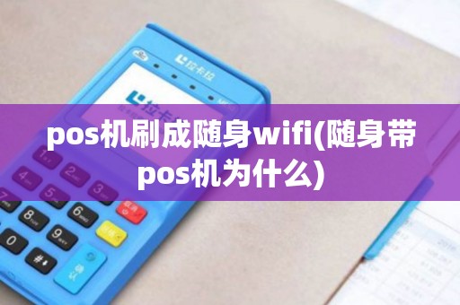 pos机刷成随身wifi(随身带pos机为什么)