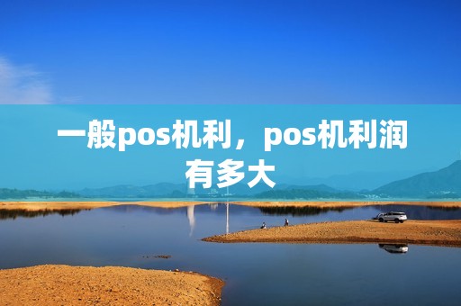 一般pos机利，pos机利润有多大