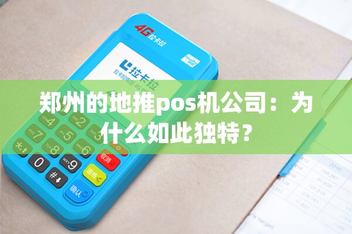 郑州的地推pos机公司：为什么如此独特？