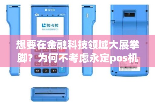想要在金融科技领域大展拳脚？为何不考虑永定pos机加盟代理？