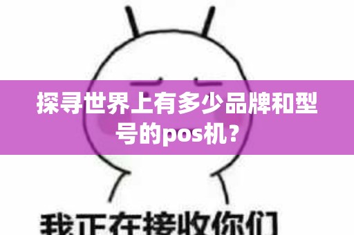 探寻世界上有多少品牌和型号的pos机？