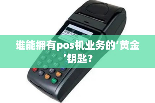 谁能拥有pos机业务的‘黄金’钥匙？