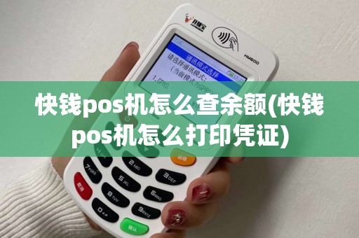 快钱pos机怎么查余额(快钱pos机怎么打印凭证)