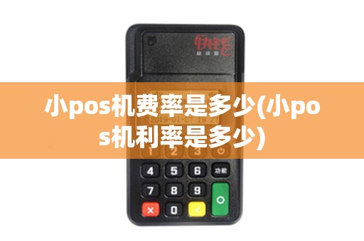 小pos机费率是多少(小pos机利率是多少)