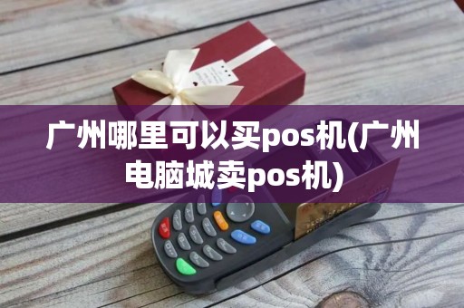广州哪里可以买pos机(广州电脑城卖pos机)