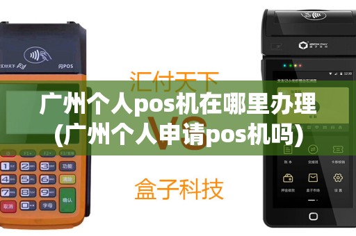 广州个人pos机在哪里办理(广州个人申请pos机吗)