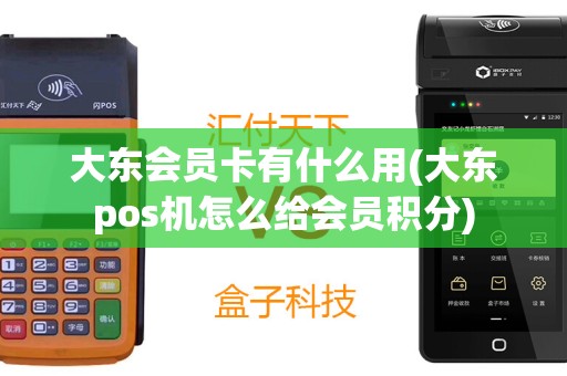 大东会员卡有什么用(大东pos机怎么给会员积分)