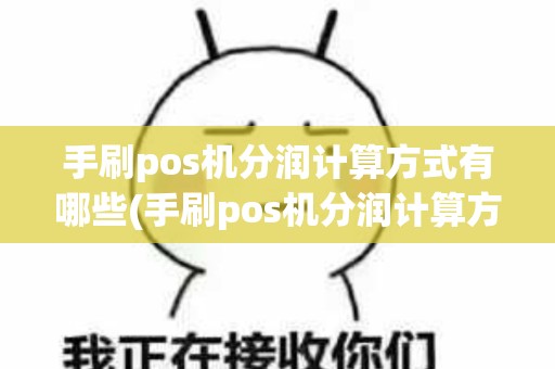 手刷pos机分润计算方式有哪些(手刷pos机分润计算方式)