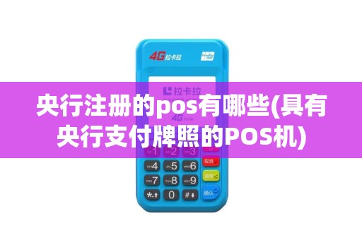 央行注册的pos有哪些(具有央行支付牌照的POS机)