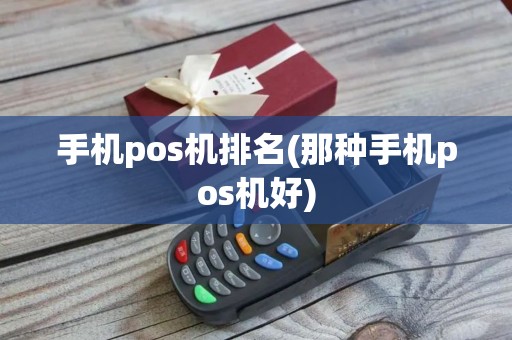 手机pos机排名(那种手机pos机好)