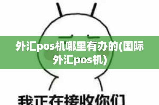 外汇pos机哪里有办的(国际外汇pos机)