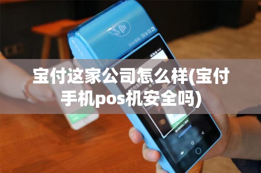 宝付这家公司怎么样(宝付手机pos机安全吗)