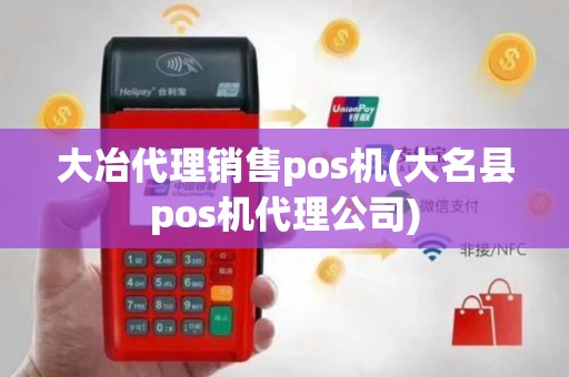 大冶代理销售pos机(大名县pos机代理公司)
