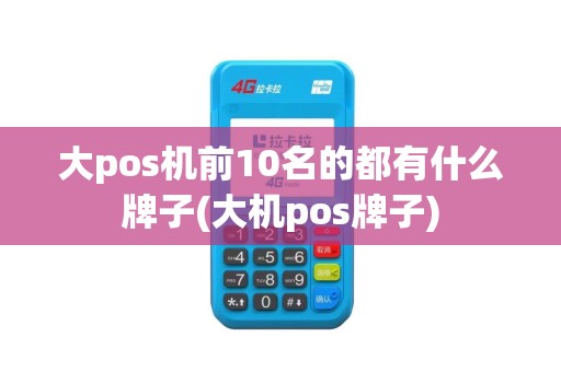 大pos机前10名的都有什么牌子(大机pos牌子)
