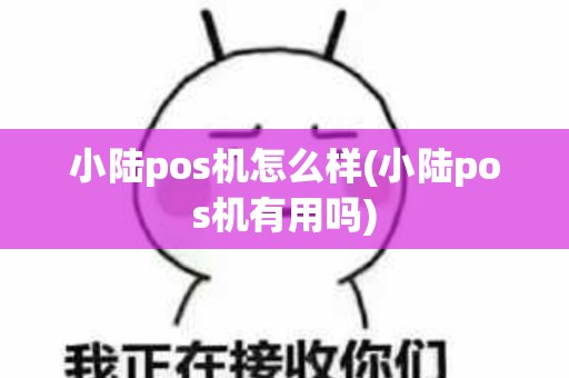 小陆pos机怎么样(小陆pos机有用吗)