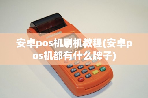 安卓pos机刷机教程(安卓pos机都有什么牌子)
