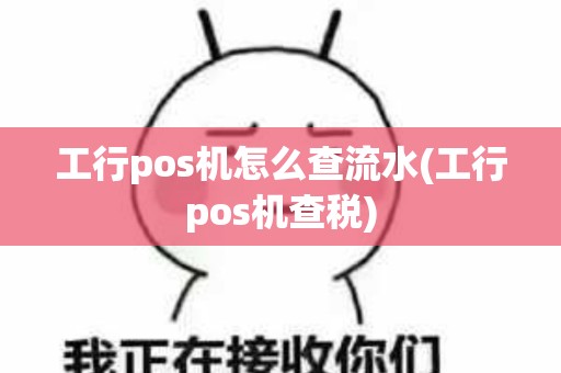 工行pos机怎么查流水(工行pos机查税)