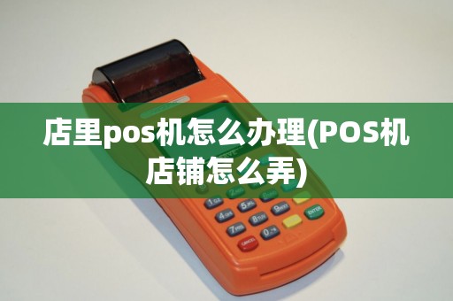 店里pos机怎么办理(POS机店铺怎么弄)