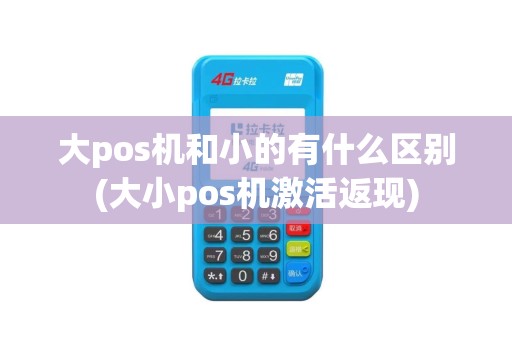 大pos机和小的有什么区别(大小pos机激活返现)