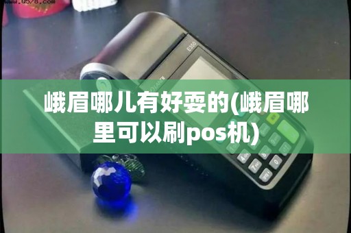峨眉哪儿有好耍的(峨眉哪里可以刷pos机)