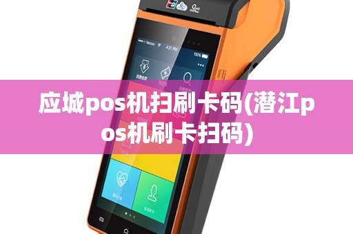 应城pos机扫刷卡码(潜江pos机刷卡扫码)