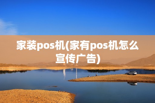 家装pos机(家有pos机怎么宣传广告)