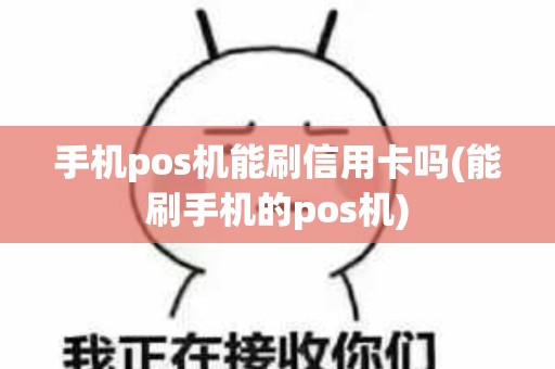 手机pos机能刷信用卡吗(能刷手机的pos机)