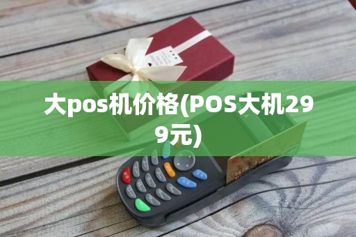 大pos机价格(POS大机299元)