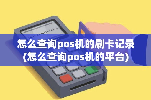 怎么查询pos机的刷卡记录(怎么查询pos机的平台)