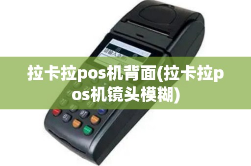 拉卡拉pos机背面(拉卡拉pos机镜头模糊)