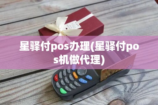 星驿付pos办理(星驿付pos机做代理)