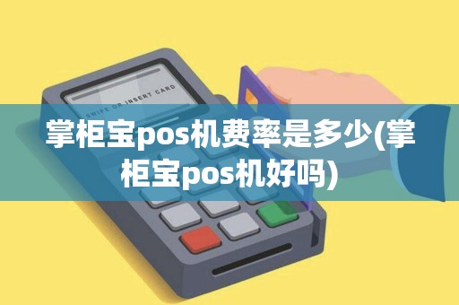 掌柜宝pos机费率是多少(掌柜宝pos机好吗)