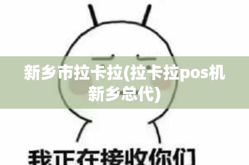 新乡市拉卡拉(拉卡拉pos机新乡总代)