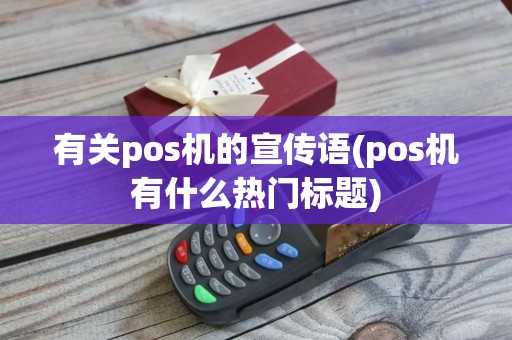 有关pos机的宣传语(pos机有什么热门标题)