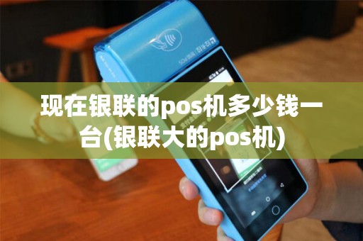 现在银联的pos机多少钱一台(银联大的pos机)