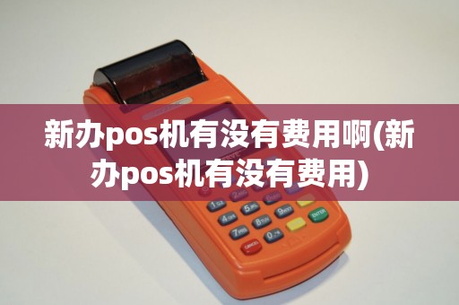 新办pos机有没有费用啊(新办pos机有没有费用)