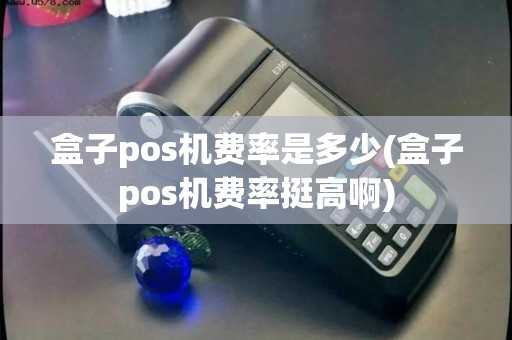 盒子pos机费率是多少(盒子pos机费率挺高啊)